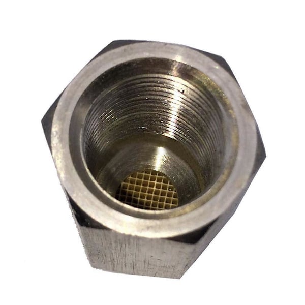 Oxygen O2 Sensor M18X1.5 Förlängare Spacer Adapter Bung Katalysator CEL Eliminator Biltillbehör LGL silver