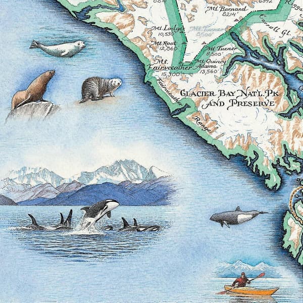 Alaska Inside Passage -kartonkipalapeli - 1000 palaa (LGL) 300 Piece