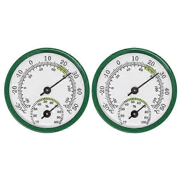 2-pack självhäftande fönstertermometrar för utomhusbruk Analog fönstertermometer LGL