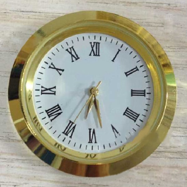 Klokke Kvarts Bevegelse Runde Klokker For Hodeinnsetting Klassisk Klokke Håndverk For Kvinner Menn Bruker Urverk Erstatningsdel Supp [LGL] Gold