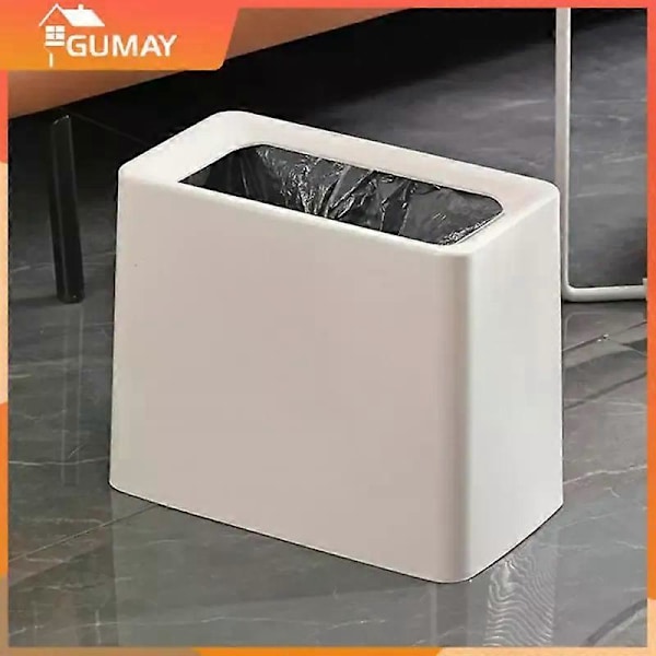 Minimalistisk Kreativ Stilig Design Lett å Rengjøre Holdbar Plassbesparende Bordplate Søppelbøtte Stue Søppeloppbevaring Kompakt LGL Style C