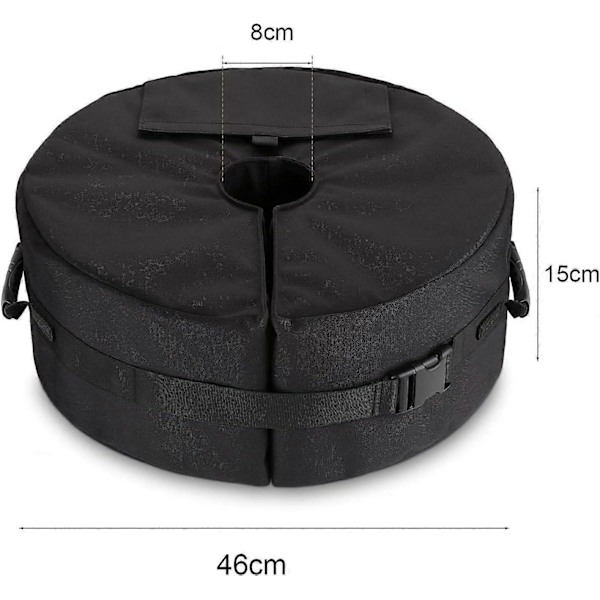Parasol Base Vægtpose, Tung Strandparasol Base Sandpose, Parasol Vægtstøtte, til Parasol Base, Have, Terrasse, Udendørs, Op til 40 Kg Sand  (LGL)
