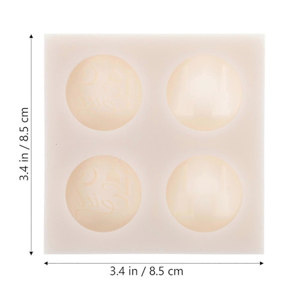 DIY Fondantform Eid Ramadan Mønster Kageform Chokoladeform Bageform (LGL)