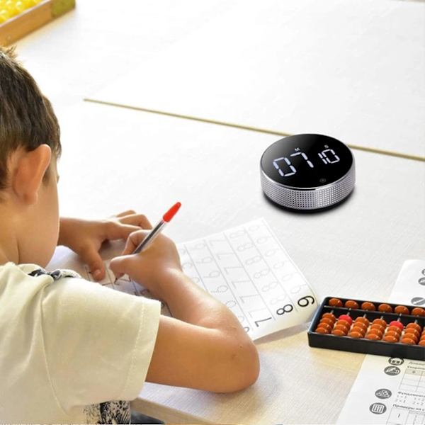 Magnetisk Digital Smart Timer - rotasjonsnedtellingstimer DM, 100% Ny (LGL) Red