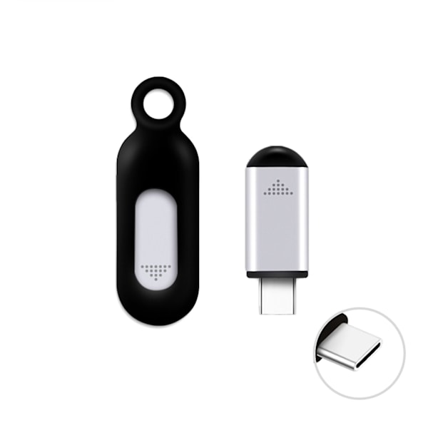 Trådlös Smarttelefon Infraröd Sändare Universell Mini Fjärrkontroll med Typ-C Anslutning Rep LGL Silver
