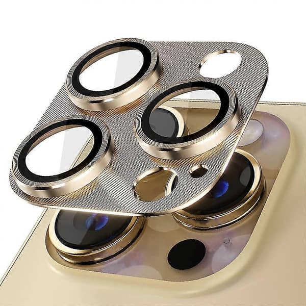 Kamerabeskyttelse for iPhone 14 Pro (LGL) Multicolor Gold