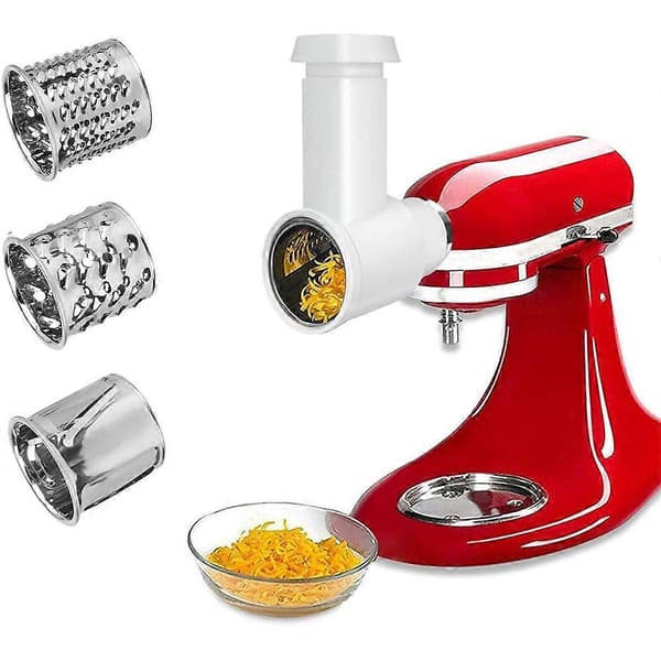 Ostehøvl Rivetilbehør til Kitchenaid Røremaskine, Erstatter Kitchenaid Rivetilbehør (LGL) White
