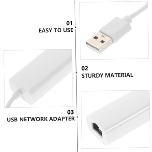 Gigabit USB LAN Ethernet-konverteradapter til pc og bærbar computer, hurtig og holdbar kablet grænseflade (LGL)