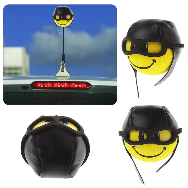 Car Truck Styling Yellow Funny Cartoon For Doll Antenna Balls Plush Eva Foam Aer[GL]