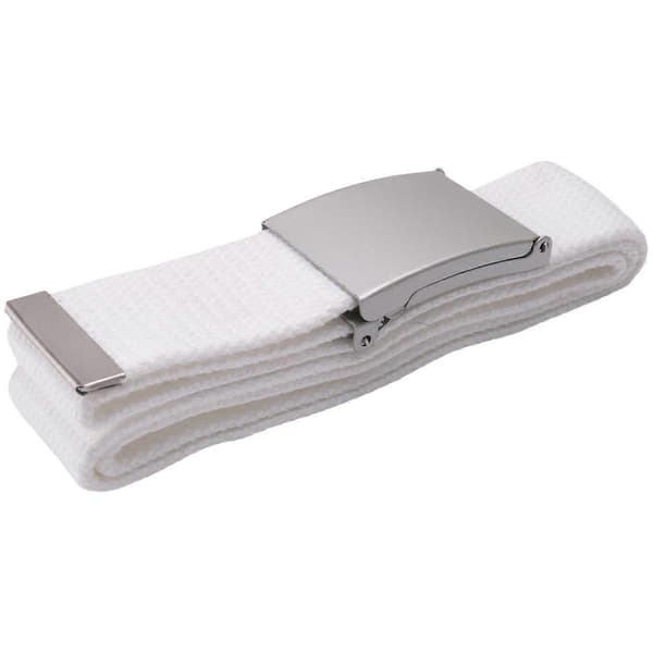 Canvas bomull vitt bälte textilband (LGL) white