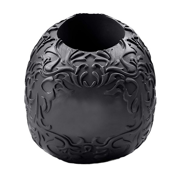 Kranium Makeup Penselholder Gotisk Uhyggelig Dekoration Organizer Plante Blomsterpotte Til Halloween Bord Forfængelighed Kontor Skrivebord Opbevaring