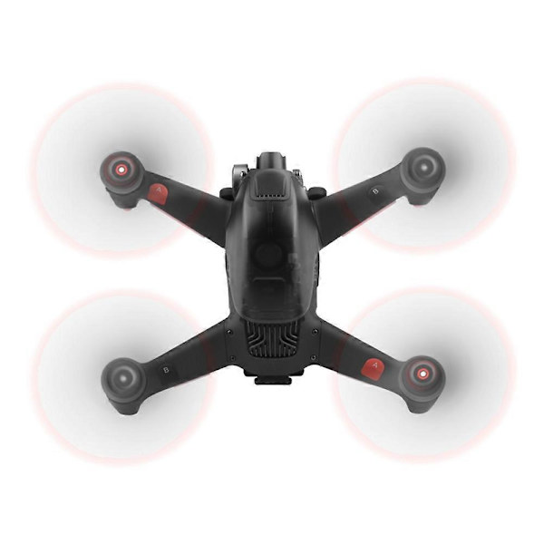 2 Par EWB8424_2 Erstatningspropell for DJI FPV Combo Drone Tilbehør (LGL)