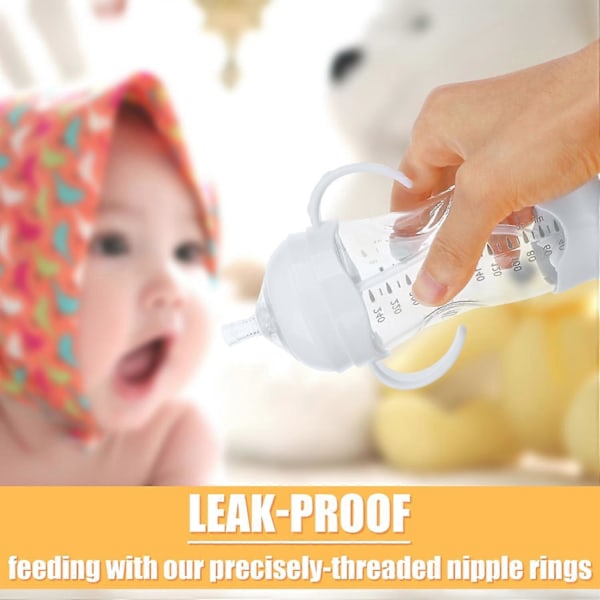 4 stk. Erstatningsringer for smokker til Philips Avent-flasker, babyflaske (LGL)
