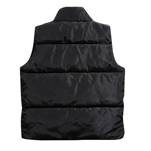 Sliktaa Lett Vattert Ermeløs Jakke for Menn LGL Black XL