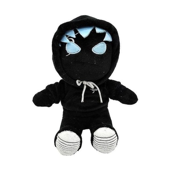 Uusi Tanqr pehmolelu täytetty eläin Pehmeä Kawaii Anime -pelihahmo Sarjakuva musta nukke lapsen syntymäpäivälahja