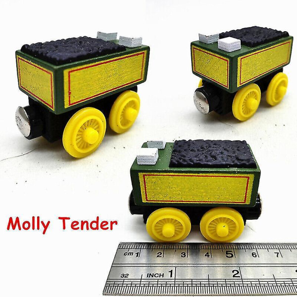 Thomas And Friends Train Tank Engine Träjärnvägsmagnet Samla present ToysBuy 1 Få 1 gratis[GL] Molly Tender