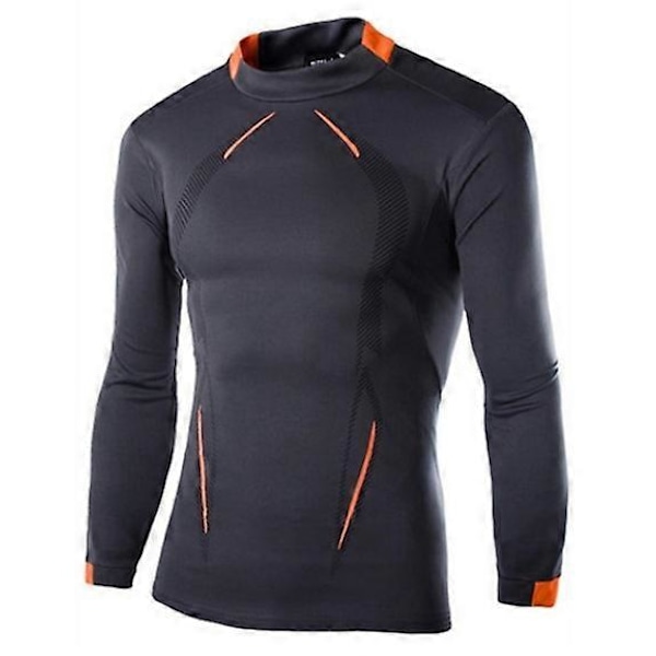 Sommer herre fitness træning åndbar kortærmet europæisk hurtigtørrende tøj herre sportsmode langærmet T-shirt LGL Tibetan m