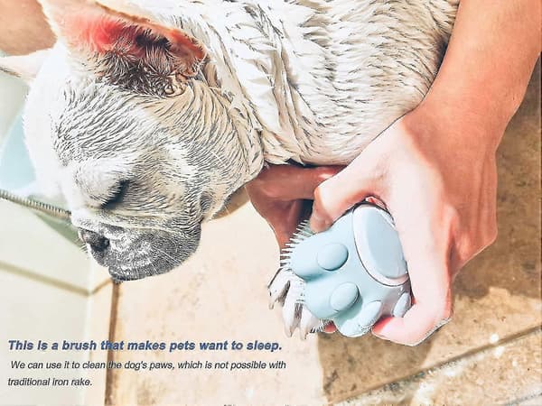 Hundebadebørste Ging Børste Kæledyrsbørste Til Vask Afhåring Massage (LGL)