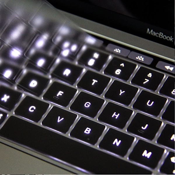 Tastatur cover til MacBook Air 13\" silikone Transparent (LGL)