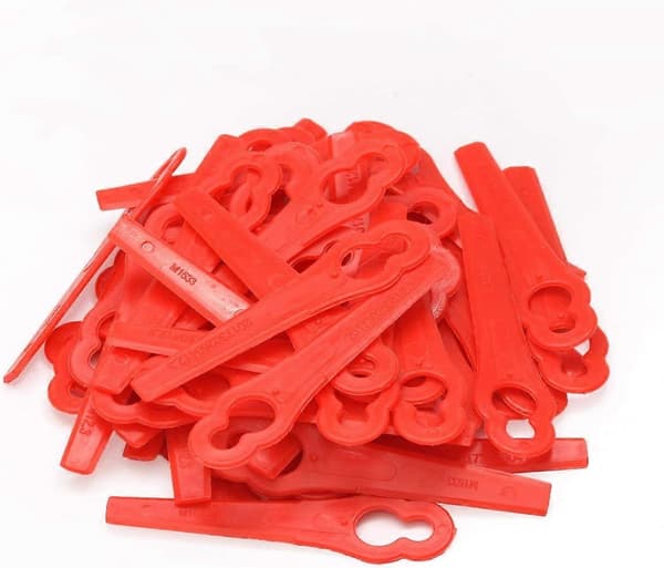 50 stk. Udskiftningsblade til plæneklipper, plastik plæneklipperblade (LGL)