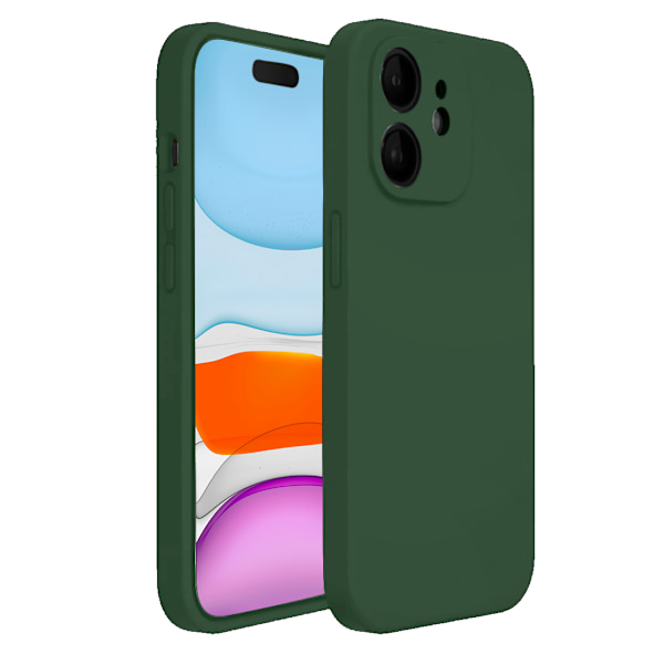 iPhone 11 Matt Grønt Deksel - Med Kamerabeskyttelse (LGL)