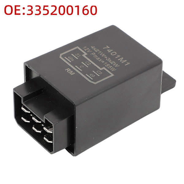 Blinkrelé Traktor Blinklysrelé 12V 21W 335200160 54229002 for Traktor Veteranbil Lastebiler (LGL)