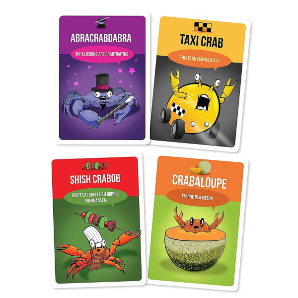 Du har Crabs Board Game Card