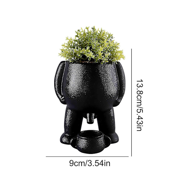 Kisskruka Planter, Kisskruka för Växter, Kissande Blomkruka, Rolig Vas för Blommor Heminredning
