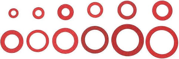Mycket effektiva fiberbrickor, rött stål-papper som säkerställer optimal prestanda i stötsäker buffertförpackning och rund design (LGL)