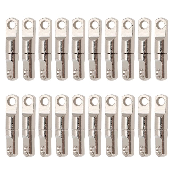 20 stk. Fiske Svivelsett Holdbart Enkel Bruk Reduserer Vannmotstand Roterende Fiskeutstyr for Fiske 4mm (LGL)