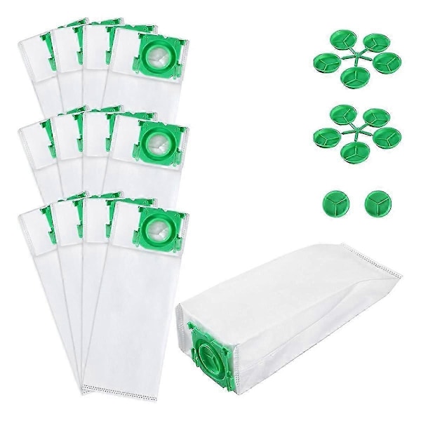 12 stk. støvsugerposer kompatible med K X/C/370 X serien Extra Pet XP2 XP3 5093ER støvsugerfilter (LGL)