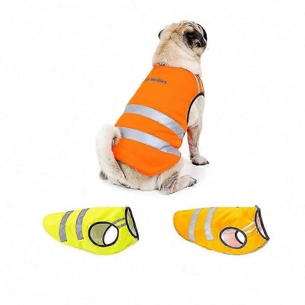 ZK-1 Hund Reflexväst - Limegrön för Hög Synlighet (LGL) S