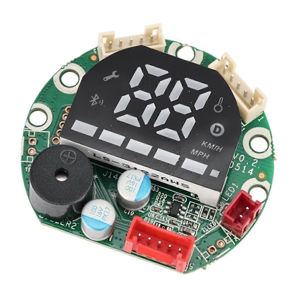 48V 15A Instrumentbräda för X8 Elektrisk Scooter LED Display Skärm PCB Kort Hastighet Batteri Visning Ersättning LGL As shown