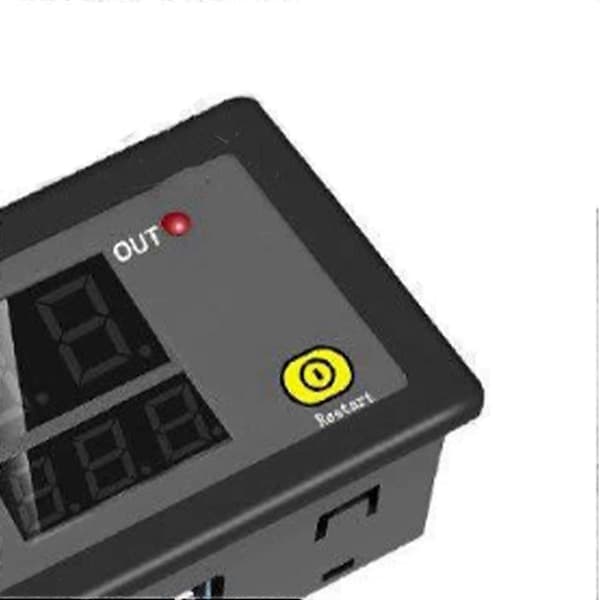 Timer Relæ Modul DC 12V Dobbelt Display Digital Cyklus Forsinkelse Switch Controller Voltmeter 20A (LGL)