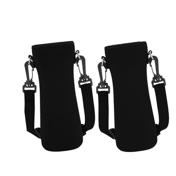 2 st Vattenflaskfodral för Cirkul 22oz Vattenflaska, svart