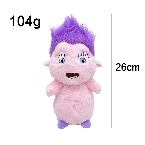 Söpö Bibble-pehmolelu, täytetty eläinhahmo, keräilyesine, kawaii-pehmolelu, ainutlaatuinen lahja pojille ja tytöille [LGL] Pink