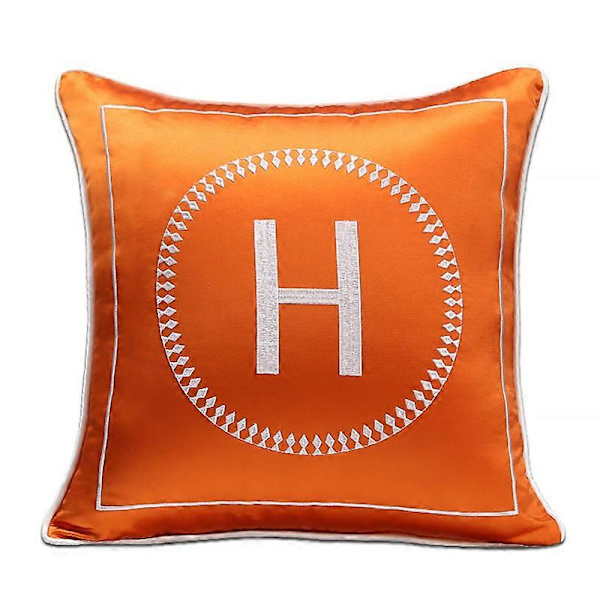 H Latter Trykt Pyntepute (LGL) Orange