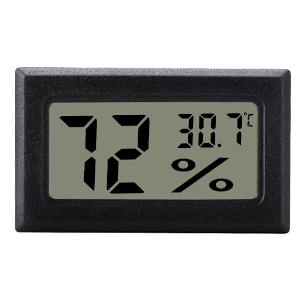 INF Mini LCD Hygrometer / Termometer Grå (LGL)
