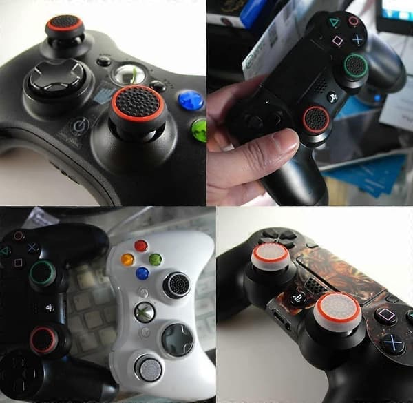 Silikone Thumbstick Grip Covers til PS4 Xbox One PS3 Xbox 360 PS2 Spilcontroller - 5 Par (LGL)