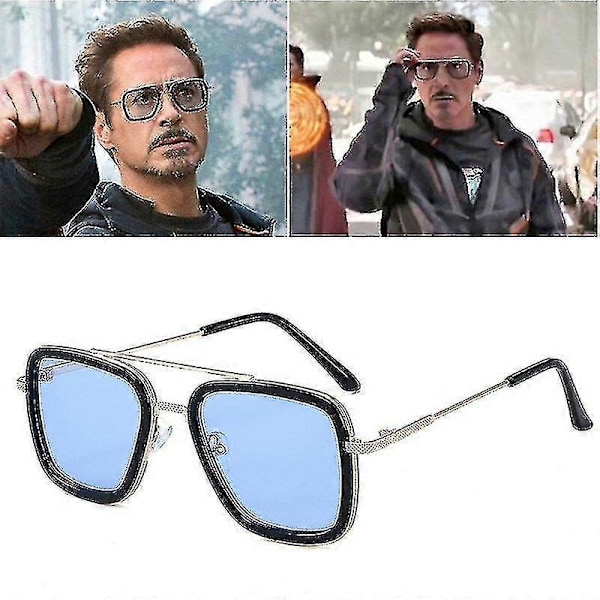 Laadukkaat Iron Man Tony Stark -kalastussaurinkolasit Neliönmuotoiset ulkoilu-urheilulasit Miehille Spider-silmälasit Urheilu LGL C