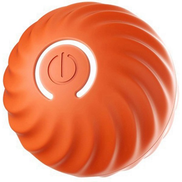 Selvrullende Kattelegebold USB-opladning Holdbart Kattelegetøj Kæledyrslegetøj Produkt LGL Jump Ball Orange