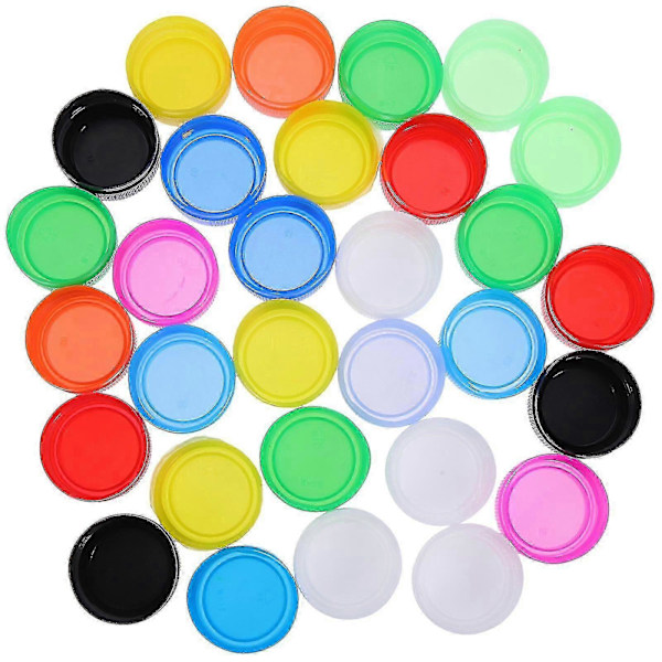 100 st Plastkorkar Flasklock Bryggningskorkar Bulk Plast Vatten-Bra LGL
