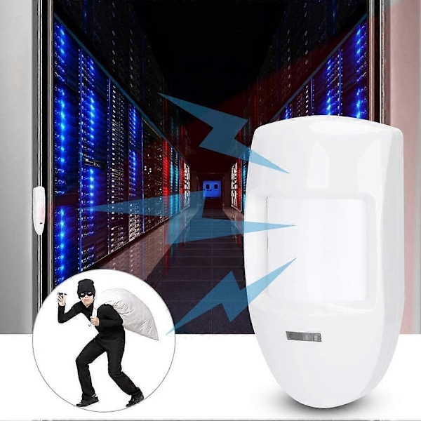 12V Dual Wire PIR bevægelsessensor, infrarød sensor alarm, hjem sikkerhedssystem alarm til butik/hus/fabrik. (LGL)