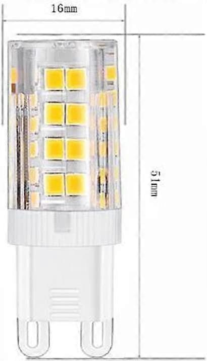G9 LED-lampor - Varmvit - Motsvarar 40W Halogenlampor - 10-pack (LGL)
