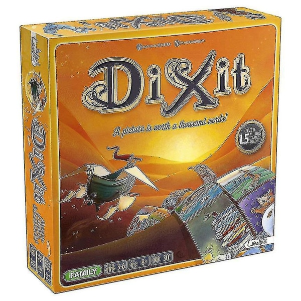 Bara ett ord Dixit brädspelsstrategikort Gold 12.3*8cm