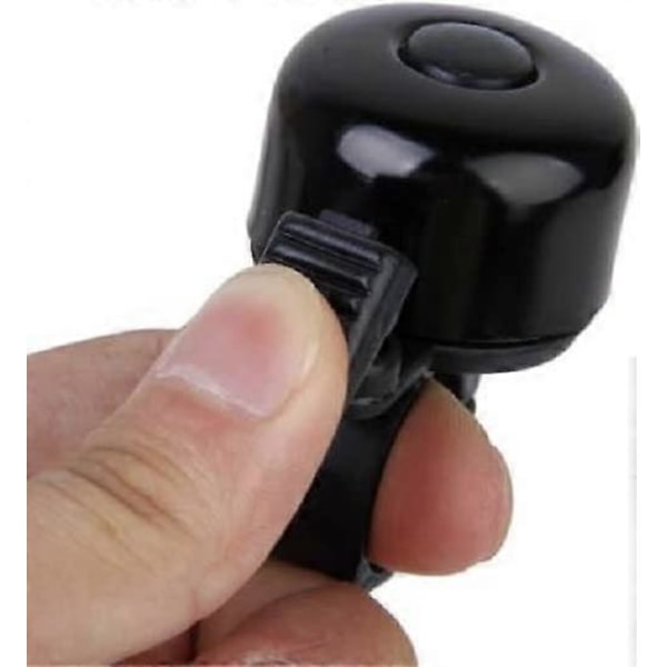 Pakke Cykelklokke Styr Mini Aluminium Legering Lille Klokke Sort (LGL)