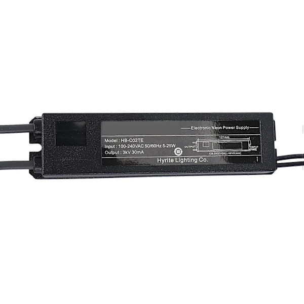 3X Neonljusskylt Elektronisk Transformator Strömförsörjning Hb-C02Te 3Kv 30Ma 5-25W för Alla Storlekar av Gla LGL
