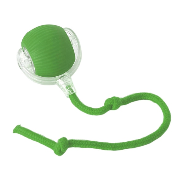 Interaktiv Kattleksak Boll Smart Självrullande Boll Kattleksak med Färgglatt Ljus för Kattungar LGL Green