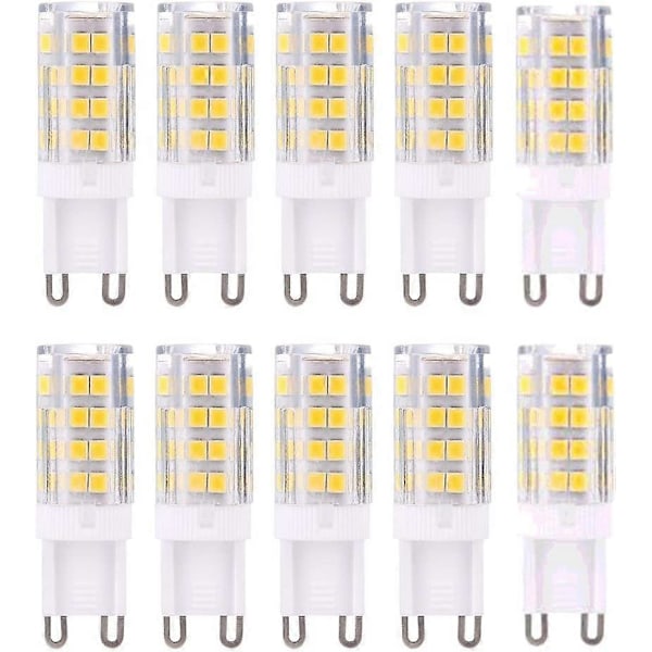 G9 LED-pærer - Varmt hvitt - tilsvarer 40W halogenpærer - Pakke med 10 (LGL)