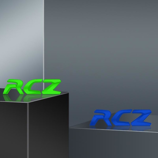 1 st Peugeot RCZ bokstäver klistermärke bil emblem logotyp 3D metall bagageutrymme emblem dekoration tillbehör dekorativ styling